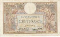 Francia 100 Francs - Luc Olivier Merson - 10-11-1932 - Series W.37784