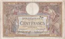 Francia 100 Francs - Luc Olivier Merson - 13-08-1914 - Serial Z.2374 - P.71
