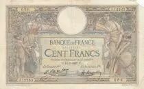 Francia 100 Francs - Luc Olivier Merson - 14-05-1925 - Serial J.12263