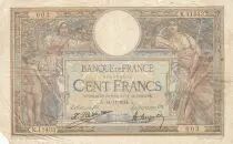 Francia 100 Francs - Luc Olivier Merson - 14-11-1924 - Serial  K.11433