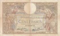 Francia 100 Francs - Luc Olivier Merson - 19-05-1938 - Serial Q.59154