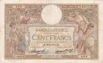 Francia 100 Francs - Luc Olivier Merson - 22-03-1934 - Serial N.44213