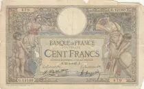 Francia 100 Francs - Luc Olivier Merson - 25-04-1925 - Serial G.12169