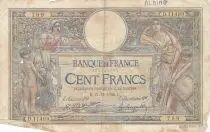 Francia 100 Francs - Luc Olivier Merson - 27-11-1924 - Serial  D.11499