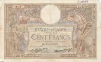 Francia 100 Francs - Luc Olivier Merson - 28-08-1930 - Serial J.26399