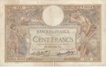 Francia 100 francs - Luc Olivier Merson - Grands Cartouches - 18-08-1932 -Serial R.36544