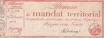 Francia 100 Francs - Mandate Territorial - 1796 - Serial 1 - P. A.84