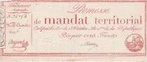 Francia 100 Francs - Mandate Territorial - 1796 - Serial 6 - P. A.84