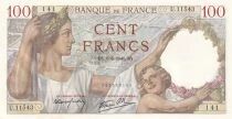 Francia 100 Francs - Sully -  06-06-1940 - Serial U.11543