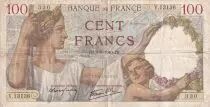 Francia 100 Francs - Sully - 01-08-1940 - Serial V.13136 - F - P.94