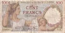 Francia 100 Francs - Sully - 05-06-1941 - Serial D.22244 - F - P.94