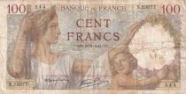 Francia 100 Francs - Sully - 10-07-1941 - Serial S.23077