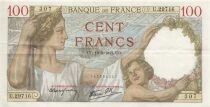 Francia 100 Francs - Sully - 19-03-1942 - Serial U.29716