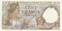 Francia 100 Francs - Sully - 20-02-1941 - Serial D.19343