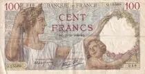 Francia 100 Francs - Sully - 24-10-1940 - Serial Q.15568 - F to VF - P.94