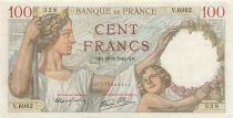 Francia 100 Francs - Sully - 25-01-1940 - Serial V.6962