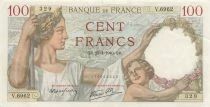 Francia 100 Francs - Sully - 25-01-1940 - Serial V.6962
