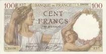 Francia 100 Francs - Sully - 29-01-1942 - Serial L.28038