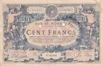 Francia 100 Francs - Ville -  Roubaix-Tourcoing - 10&eacute;me S&eacute;rie - 21-04-1917