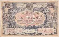 Francia 100 Francs - Ville -  Roubaix-Tourcoing - 12&eacute;me S&eacute;rie - 17-11-1917