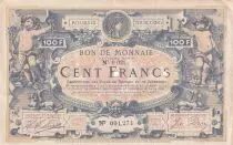 Francia 100 Francs - Ville -  Roubaix-Tourcoing - 9&eacute;me S&eacute;rie - 27-03-1917