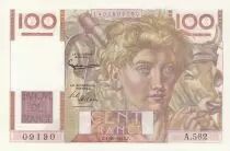 Francia 100 Francs - Young Farmer - 01-10-1953 - Serial A.562