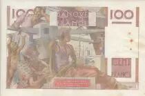 Francia 100 Francs - Young farmer - 01-10-1953 - Serial Z.563
