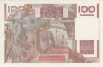 Francia 100 Francs - Young Farmer - 02-10-1952 - Serial Q.489