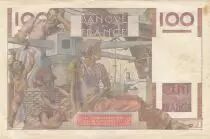 Francia 100 Francs - Young Farmer - 06-08-1953 - Serial T.551