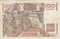 Francia 100 Francs - Young Farmer - 06-08-1953 - Serial T.551