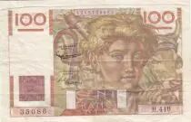 Francia 100 Francs - Young Farmer - 07-02-1952 - Serial H.419