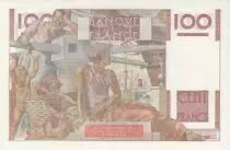 Francia 100 Francs - Young Farmer - 07-02-1952 - Serial J.424