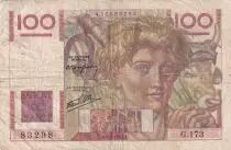 Francia 100 Francs - Young farmer - 09-01-1947 - Serial G.173 - F.28.13