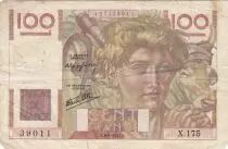 Francia 100 Francs - Young farmer - 09-01-1947 - Serial X.175