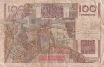 Francia 100 Francs - Young farmer - 15-04-1948 - Serial V.237