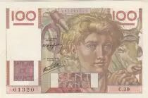 Francia 100 Francs - Young Farmer - 18-04-1946 - Serial C.39