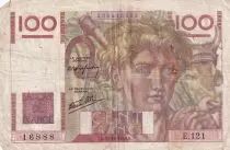 Francia 100 Francs - Young farmer - 31-10-1946 - Serial E.121 - F.28.10