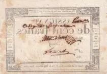 Francia 100 Francs 18 Nivose An III - 7.1.1795 - V&eacute;rificateur