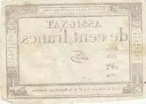 Francia 100 Francs 18 Nivose Year III - 7.1.1795 - Sign. Fere - Serial 2379