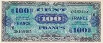 Francia 100 Francs Allied Military Currency - 1944 - Serial 10