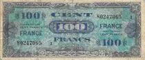 Francia 100 Francs Allied Military Currency - 1945 Serial 2 - F