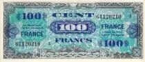 Francia 100 Francs Allied Military Currency - 1945 Serial 2 - XF