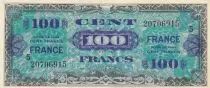 Francia 100 Francs Allied Military Currency - 1945 Serial 5 - XF