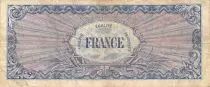 Francia 100 Francs Allied Military Currency - 1945 Serial 8 - F