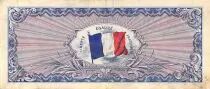 Francia 100 Francs Allied Military Currency (Flag) - 1944 - No Serial - VF+