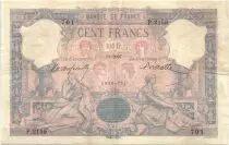 Francia 100 Francs Blue and pink - 1897