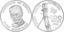 Francia 100 Francs Charlie Chaplin - 100 years of Cinema - 1995 Proof