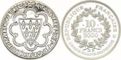 Francia 100 Francs Clovis - 1996 Argento