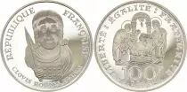 Francia 100 Francs Clovis - 1996 Argento
