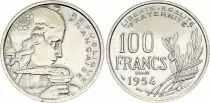 Francia 100 Francs Cochet - 1958  Owl - PCGS AU 58